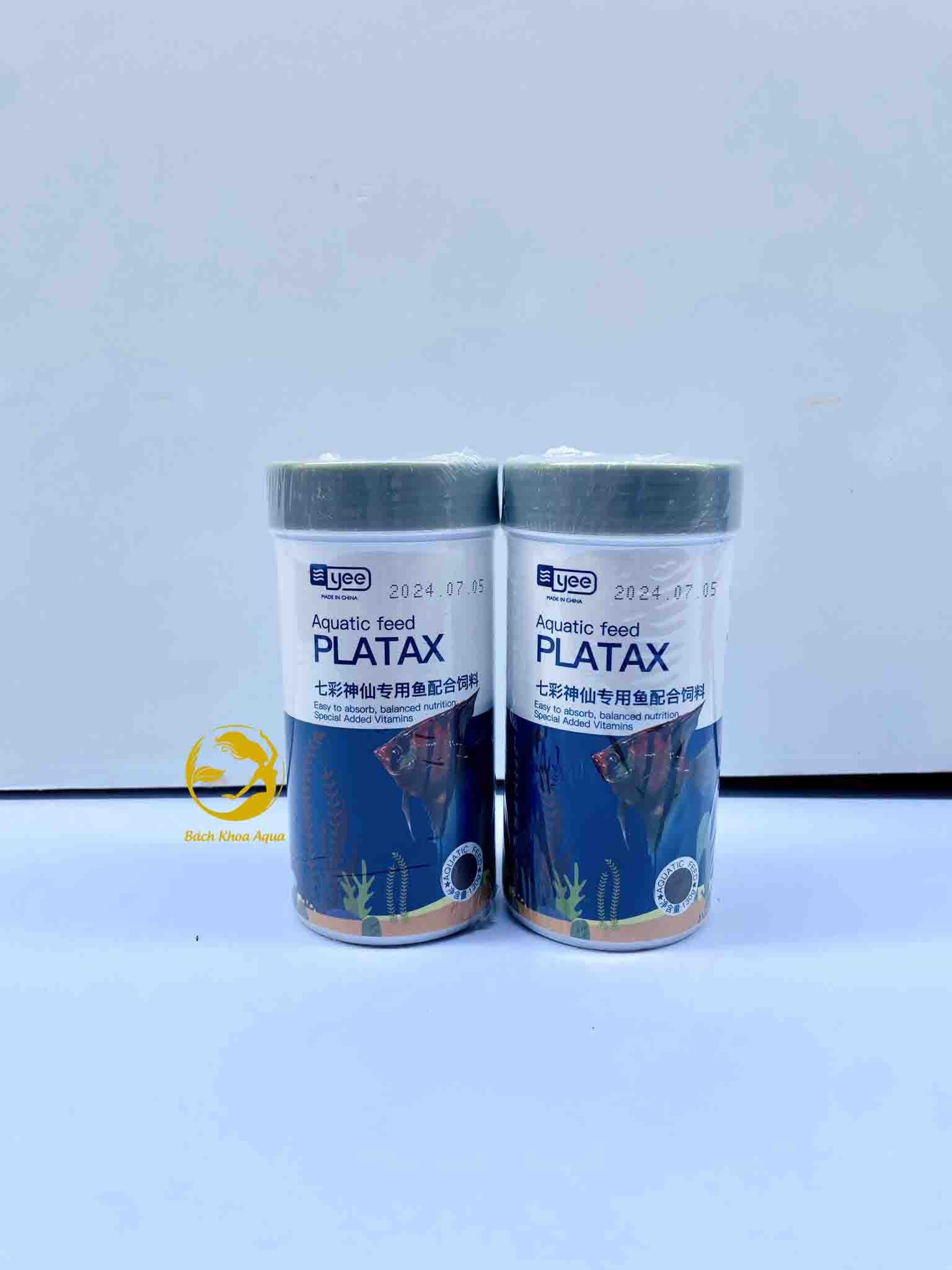 Cám cá YEE Platax hộp trắng hỗ trợ lên màu và dinh dưỡng cho cá